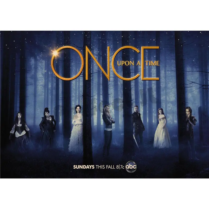Once Upon a Time домашний интерьер украшения Крафт Фильм плакат рисунок core наклейки на стену