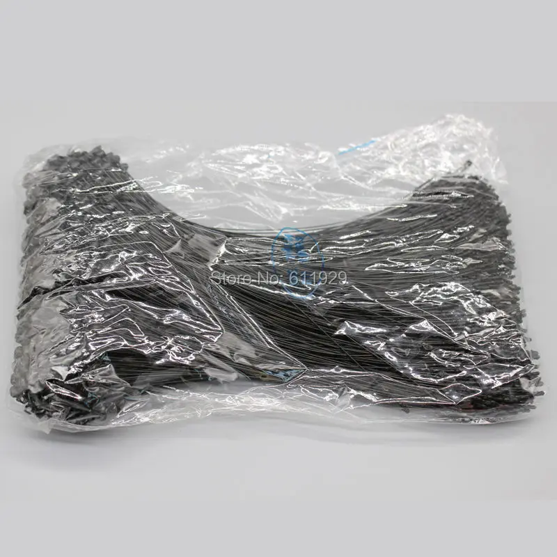 Бирка для одежды/клеевая игла/плетеная Пряжка/черно белое уплотнение/шнуры