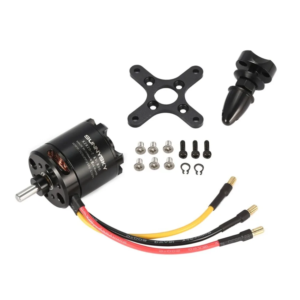 Sunnysky X2820 800KV 920KV 1100KV бесколлекторный бесщеточный электродвигатель для 1-1,5 кг RC Пилотажная планер самолет Warbirds Bigpla