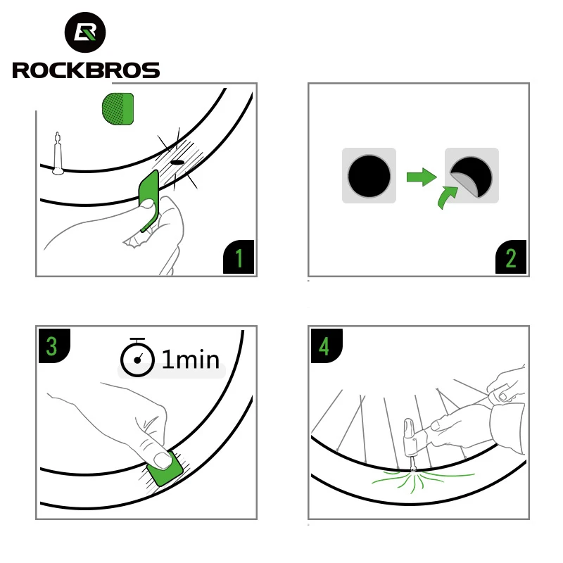 ROCKBROS велосипедная внутренняя шина ремонт Наборы Портативный велосипед с защитой