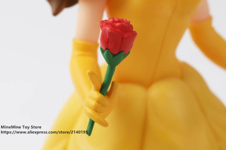 DISNEY Beauty and the Beast Princess Belle 21 см модель фигурки аниме мини украшение ПВХ