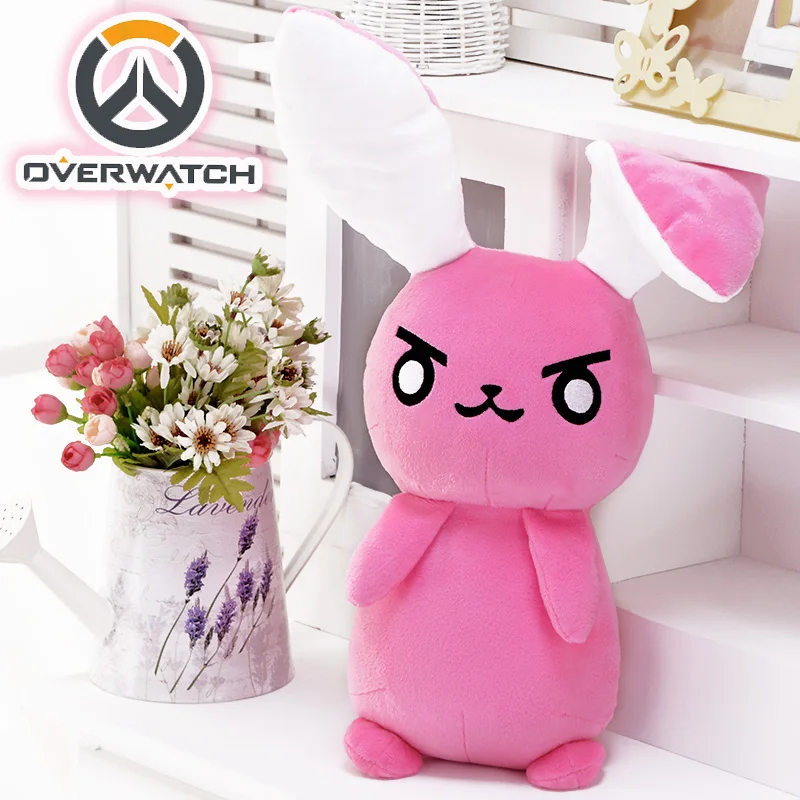 50 см игра Overwatch розовый Dva кролик плюшевые игрушки последний бастион OW Ganymede Solf плюшевые подушки куклы игрушки для детей Подарки