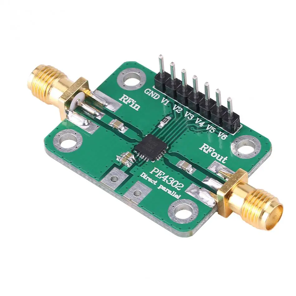 1 шт. RF аттенюатор PE4302 цифровой контроль аттенюатор параллельный мгновенный режим 1 МГц~ 4 ГГц NC аттенюатор