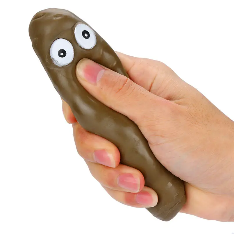 

Pinch hard novelty and funny toys Novelty Squeeze Turd Stretchy Poo Stress Relief Squeeze Hand Fidget Toy Prank Poop Toy 20