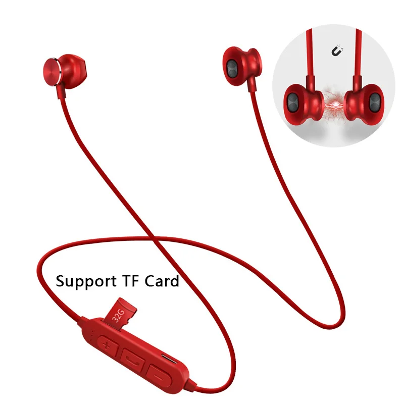 Новые спортивные Bluetooth наушники беспроводные стерео 4 2 гарнитура Поддержка TF
