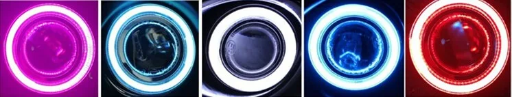 

COB angel eye ( 6 colors ) + projector lens + H3 halogen fog lamp + black fog lamp house for toyota mark x reiz 2010-12, 2013-15
