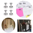 5 шт., мощный магнитный мини-крючок, Круглый, для крепления на стену, для дома, кухни, неодимовый магнит