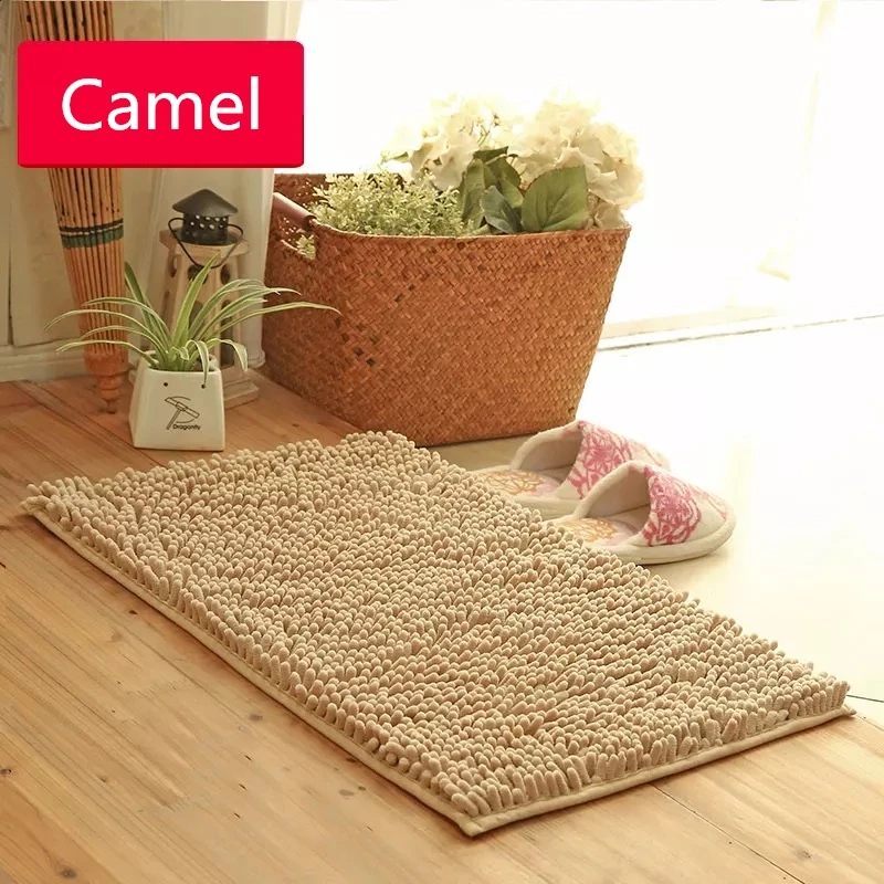 Нескользящие коврик для ванной из микрофибры синели Ванная комната Rugs ковер шаг душ Коврики супер мягкий Мульти Размеры
