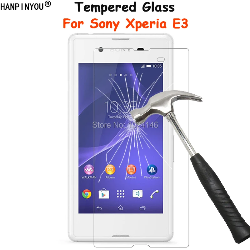 Для Sony Xperia E3 &amp Dual 4 5 &quotHD прозрачное твердое закаленное стекло Защита для экрана