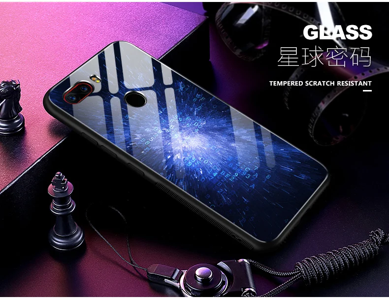 Для Nubia Z17s NX595J чехол Z17 S Чехол звездная звезда закаленное стекло Жесткий чехол для телефона для Nubia Z17s Z 17 S стеклянная оболочка Z 17 S coque