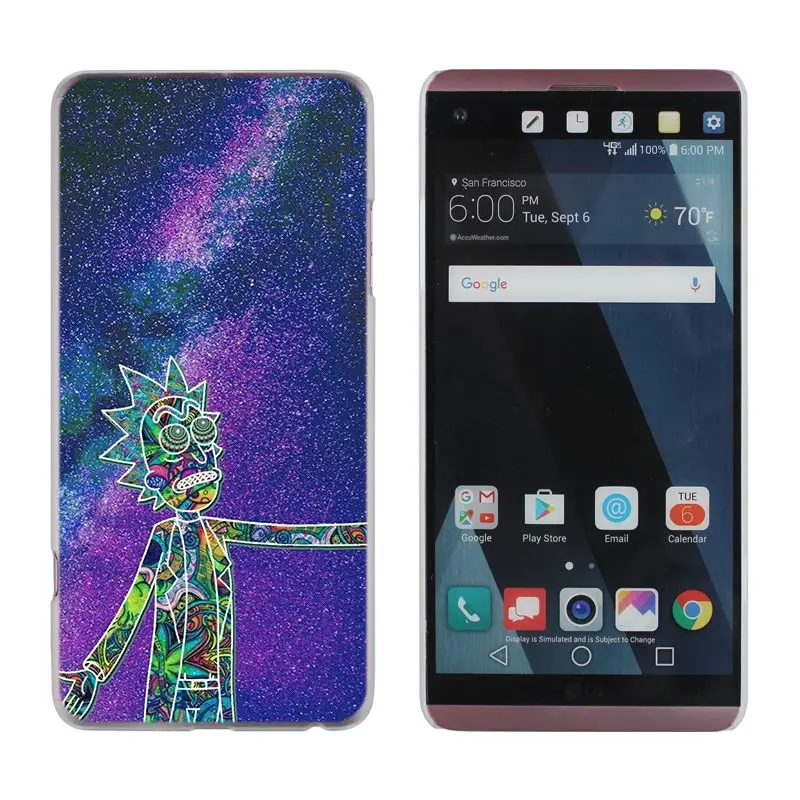 design 11 Рик и Морти чехол для телефона для LG G6 крышка для LG G6 G600 Q6 K8 K10 K8 K9 K10 V20 V30 G5 G7 G4 G3 - Цвет: design 11