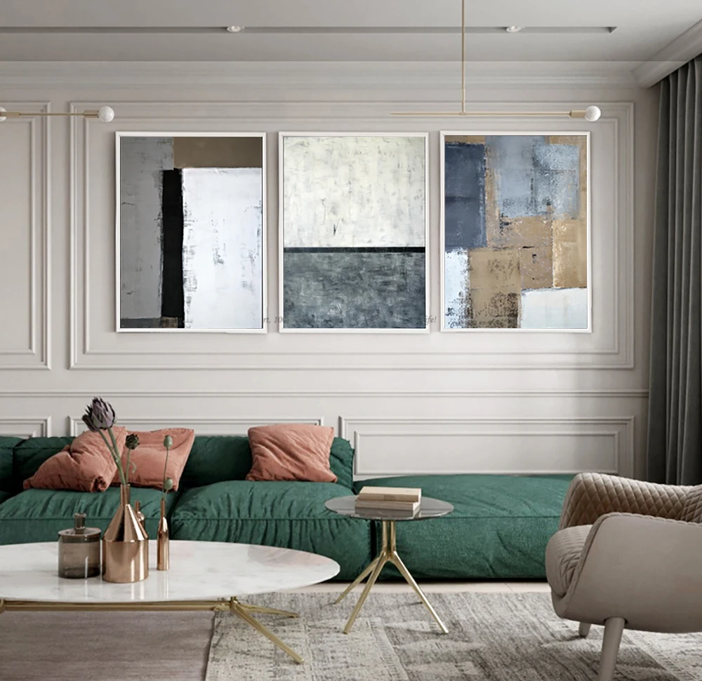 Cuadros decoracion abstracta quadros de parede para quarto tableau украшение murale salon современные настенные картины для гостиной