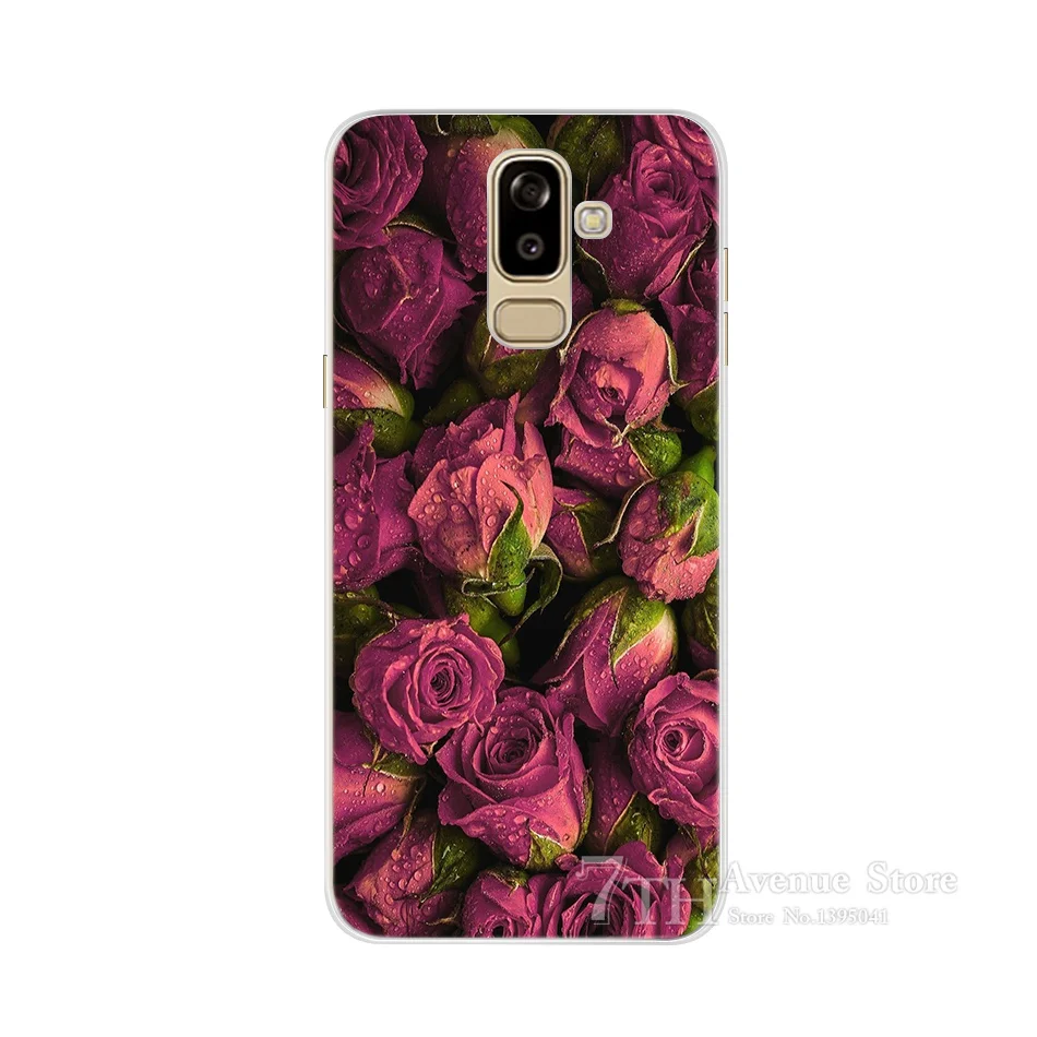 Для Samsung Galaxy J8 2018 Чехол Мягкие силиконовые ТПУ чехлы для телефонов задняя крышка