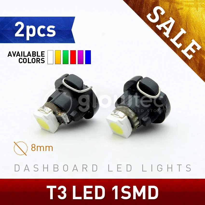 Led Auto Led Car Lights White Red Blue Green Glowtec