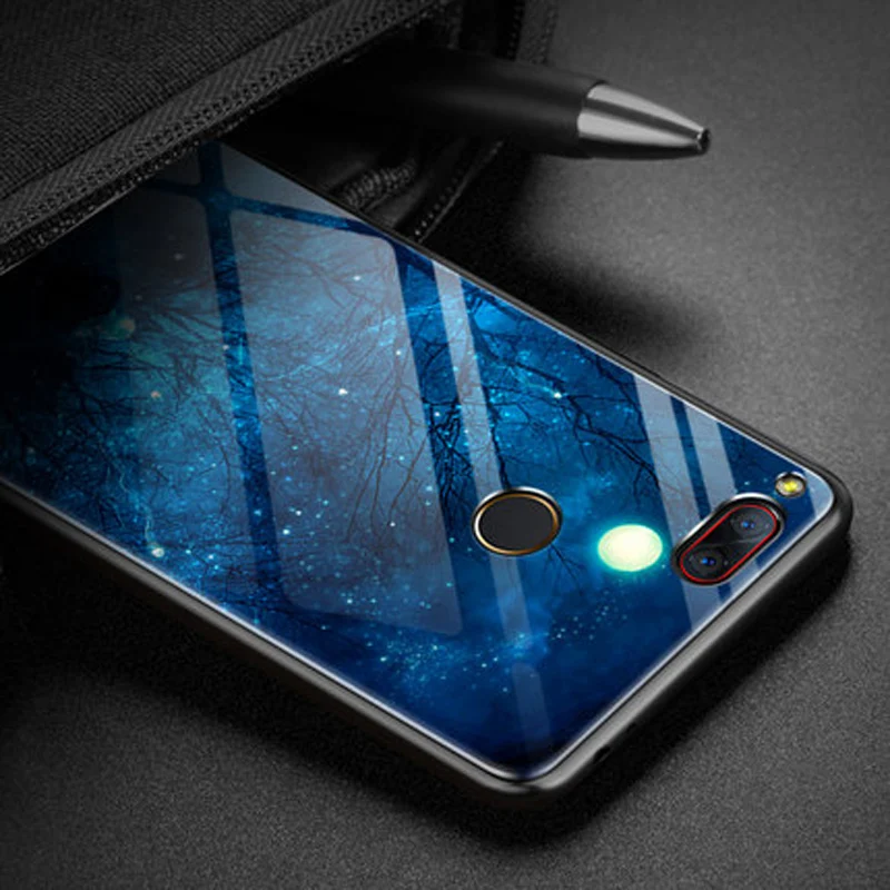 Coque для nibia Z17 мини чехол из закаленного стекла+ мягкий край крышки 5,2 ''для nibia Z 17 мини стеклянный корпус nibiaz17mini защитный чехол для телефона