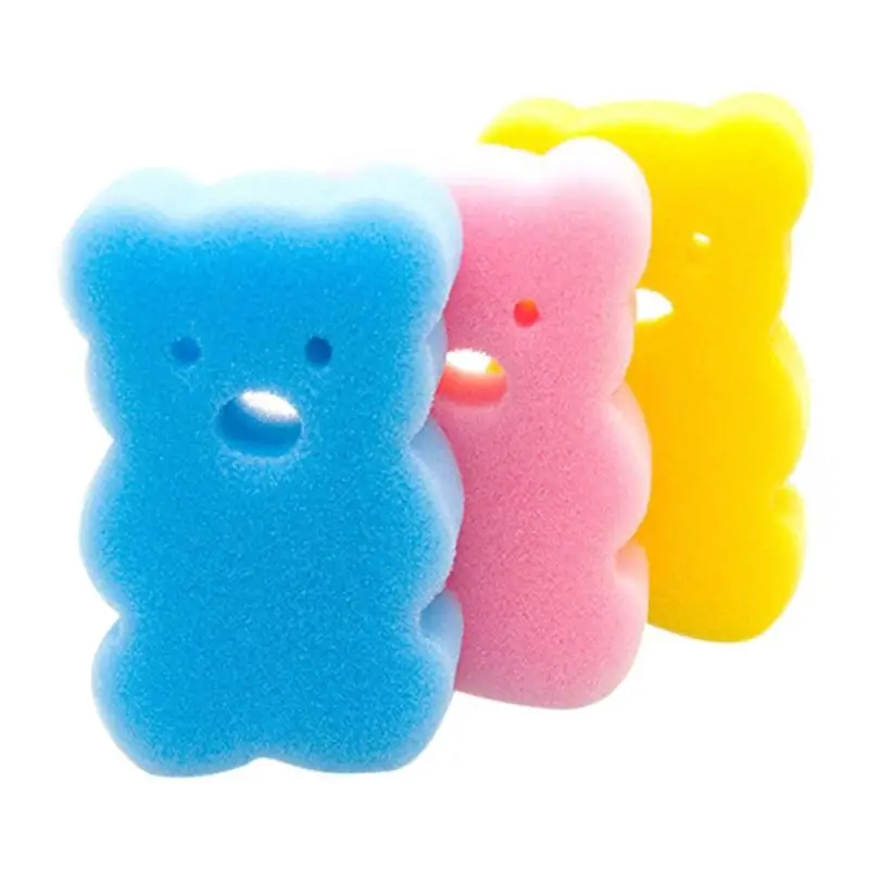 1pc (random Color) Детские мягкие губки для ванной кисти дети мультфильм форма купальные аксессуары для душа детей ванная комната щетка для натирания младенческой рисования инструмент игрушка - Цвет: 1pc (random Color)