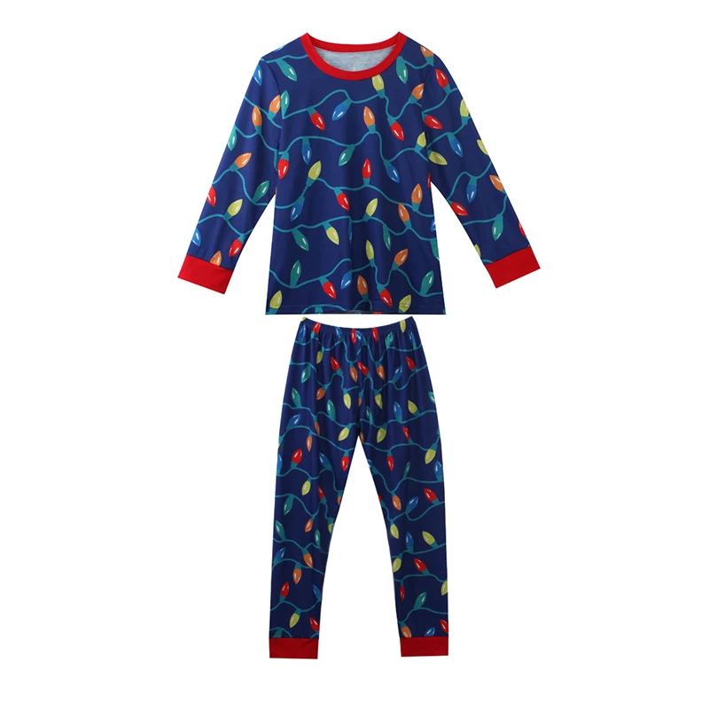 Новинка 2017 года рождественские пижамы Одинаковая одежда для семьи