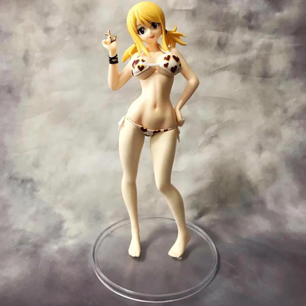 Сексуальный взрослый Сказочный хвост Lucy Heartfilia бикини фигурка игрушки Коллекционная кукла игрушка 24 см