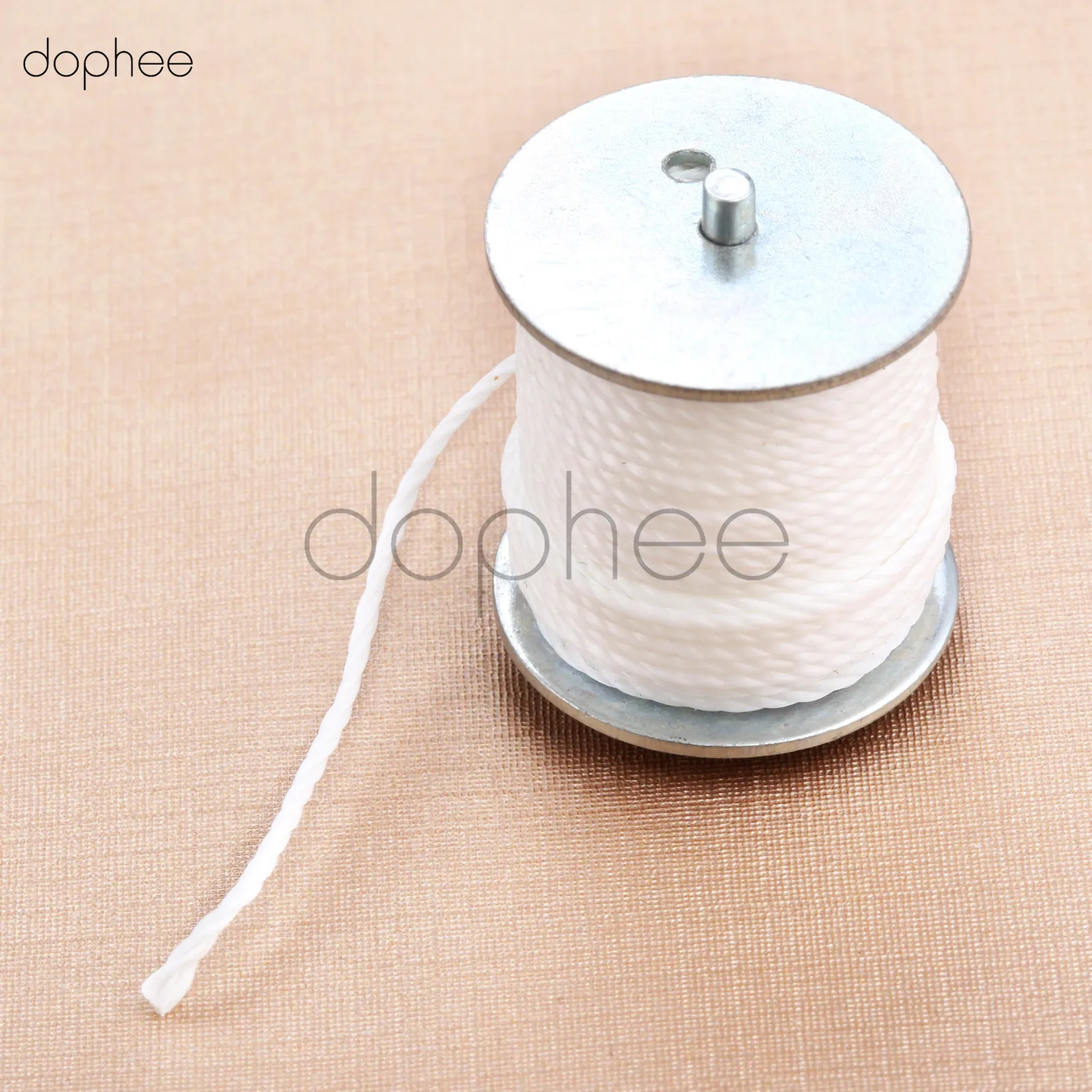 Dophee инструмент для шитья кожи DIY ручная швейная машина вощеная нить для кожаного ремесла край ремень со строчкой полоски обувной инструмент - Цвет: White Thread B