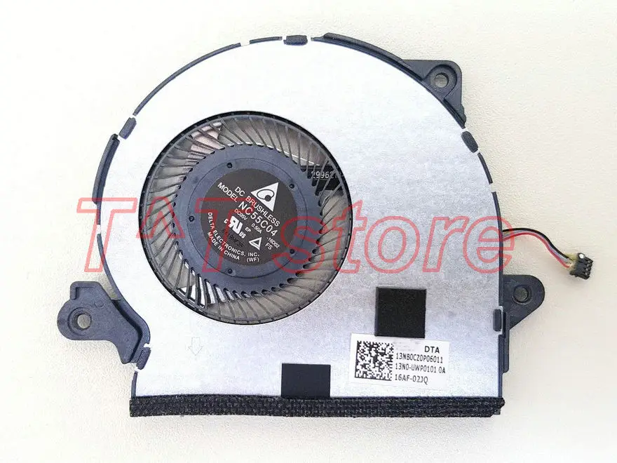 Original Ns55c0416d02 para Asus Zenbook Ux390ua Cpu Ventilador de Refrigeração 13n0-uwp0101 13nb0cz0p06011 Teste Bom
