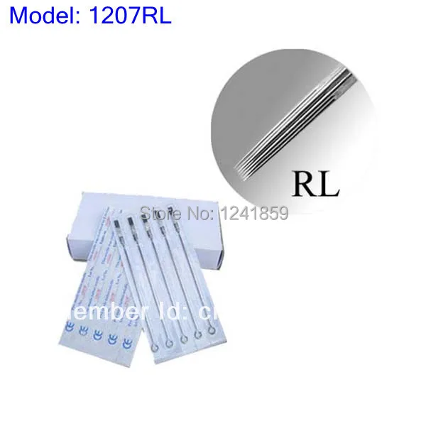 Бесплатная доставка 50 шт 7RL стерильные для тату круглые спицы RL75 Одноразовые