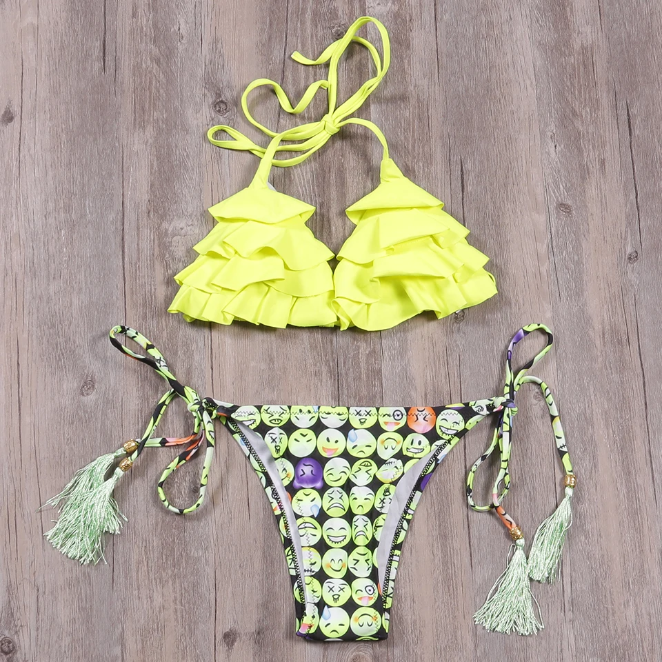 BISEAFAIRY 2019 бикини Для женщин Плавание костюм новый летний цветочный купальник