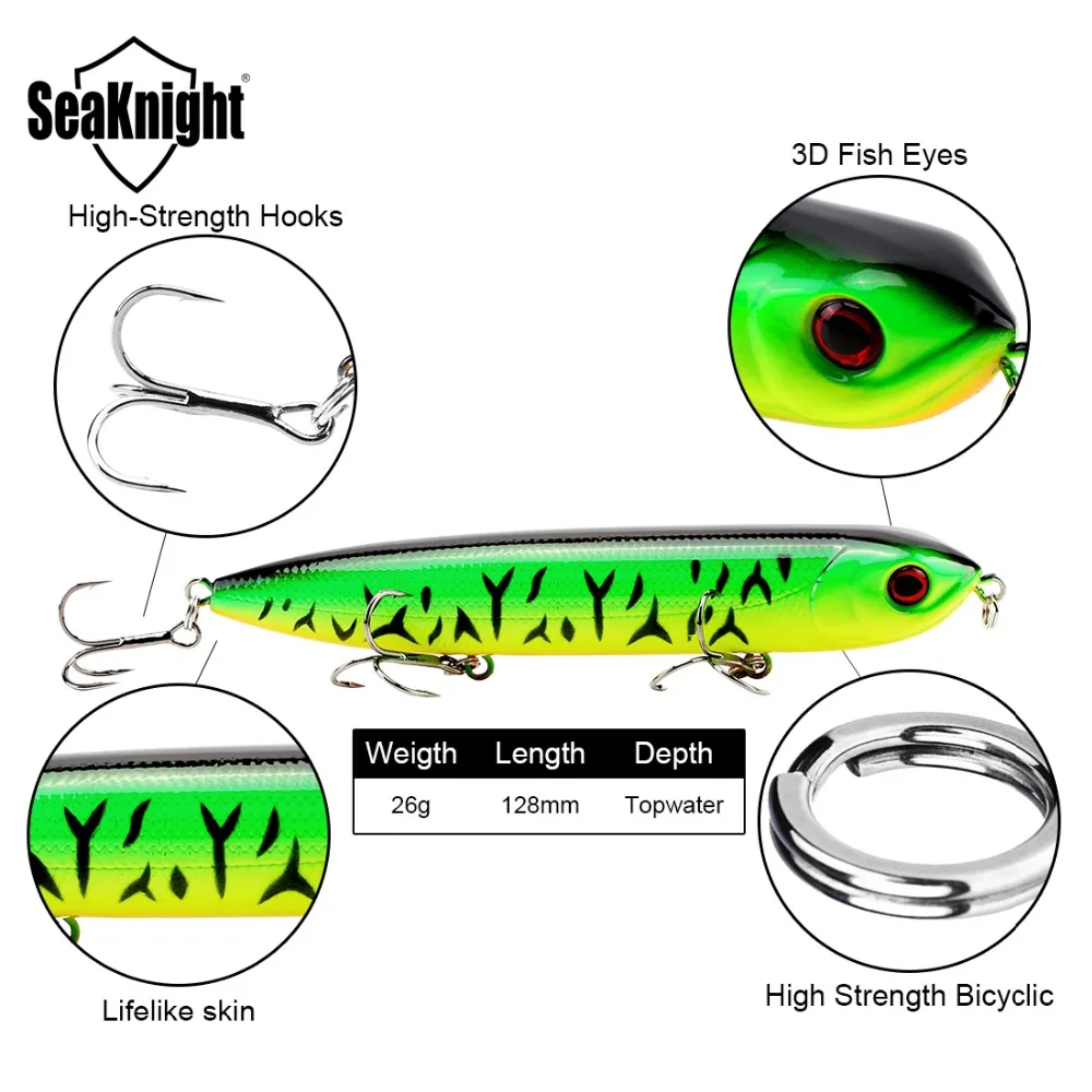 SeaKnight SK026 128 мм 26 г плавающая приманка для рыбалки карандаш 1 шт. Topwater