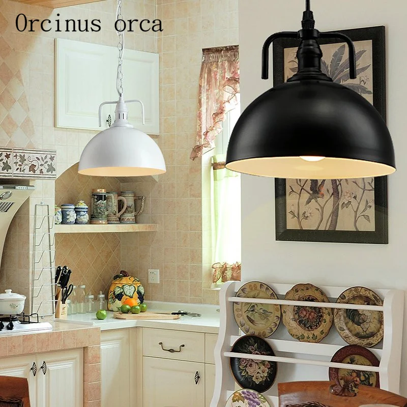 Винтажная люстра в стиле лофт американский ресторан бар кафе простая