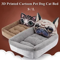 3d printed cartoon style soft warm pet dog cat nest bed kennel mat pad washable