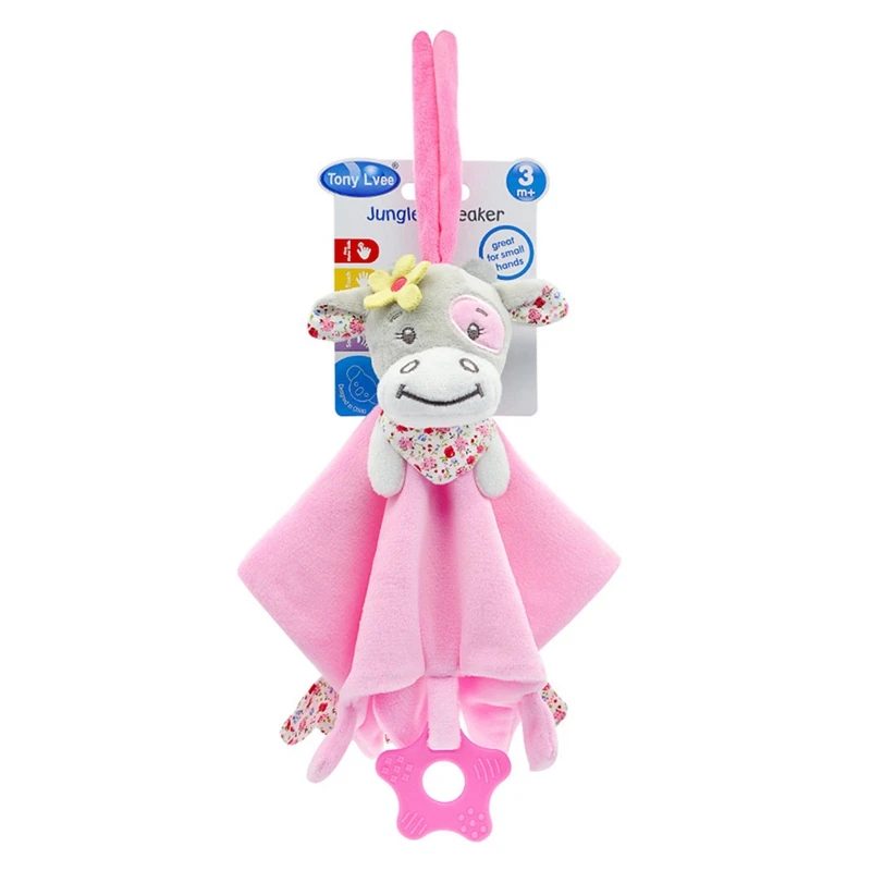 Детские мягкие плюшевые животные куклы успокаивать младенцев Полотенца может