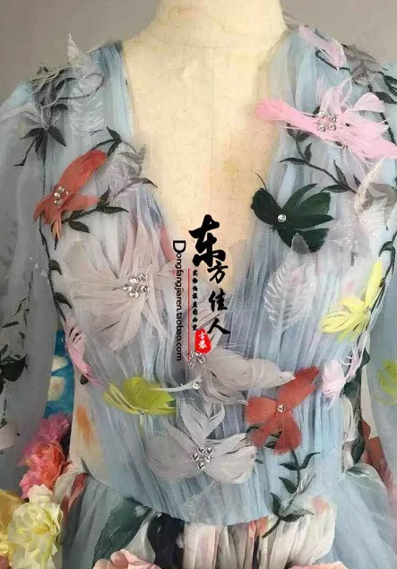 Новинка 2015 года дизайнерский фанат киносъемки Bingbing канны международный