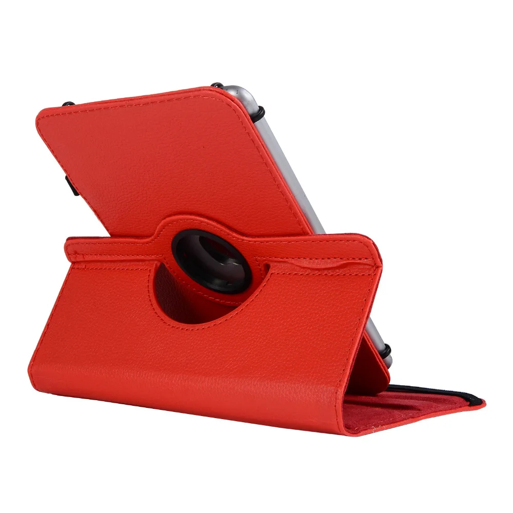 Вращающийся на 360 градусов чехол-накладка из искусственной кожи с откидной