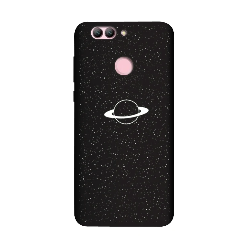 QAQsam 5.5&quot Soft Silicone For Huawei Nova 2 Plus Case Cover Painting Matte Phone Cases Funda | Мобильные телефоны и