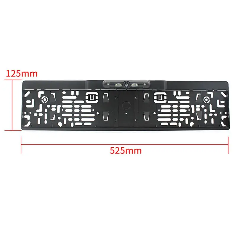 ЕС рамка номерного знака Hd камера заднего вида инфракрасный светильник|Номерной