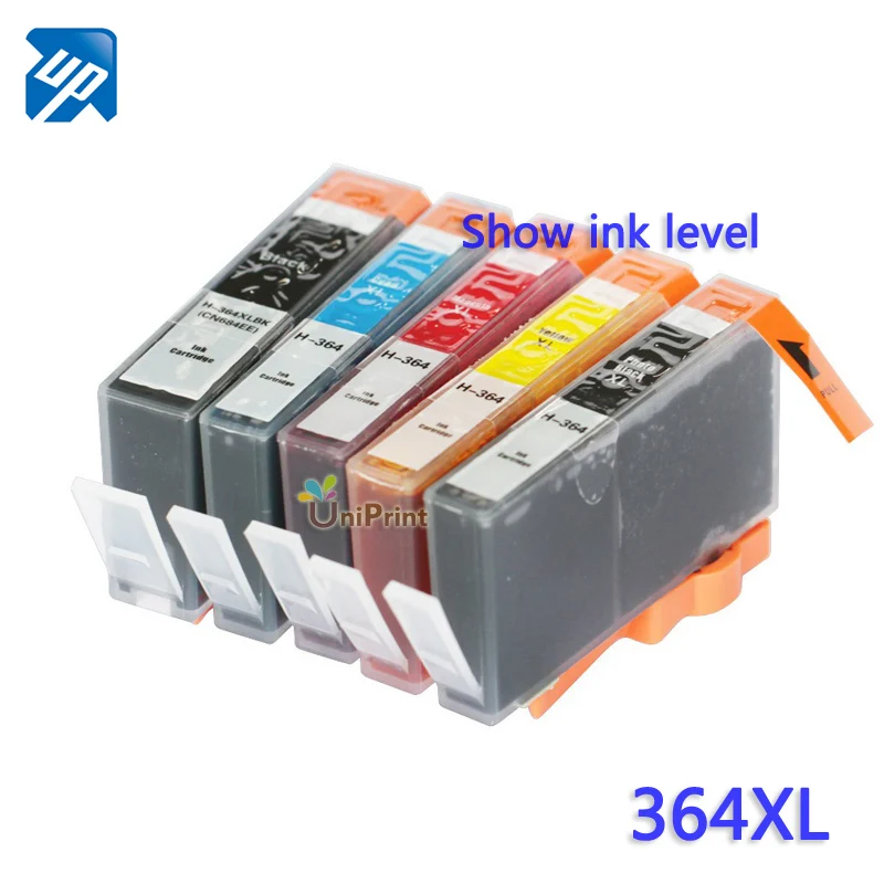 5 шт. совместимый для HP 364 XL чернильные картриджи hp 5510 5510e 5515 5524 6510 6250 B010b B109a B109d B110a