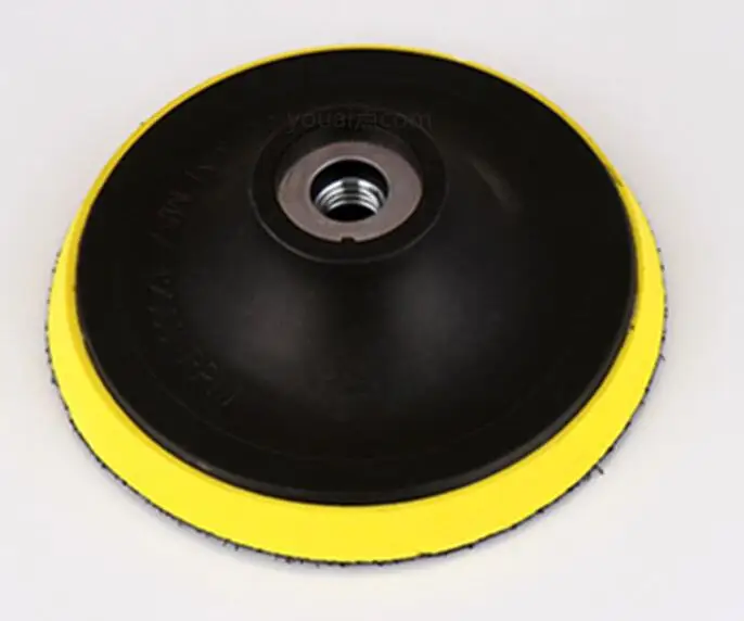 

Free shipping 2PCS rubber made 125*M14mm polishing chuck for being used with self adhere polishing pad for good polishing