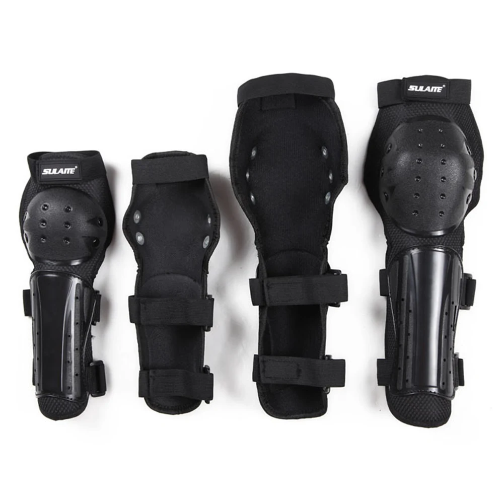 4 шт. гонки колено для верховой езды налокотники Лыжный спорт открытый спортивная