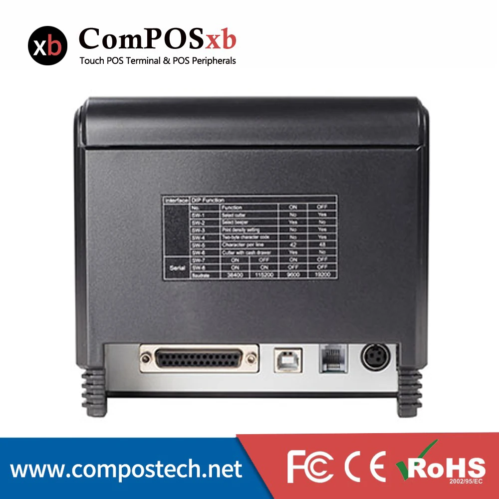 ComPOS 80 мм термопринтер с USB+ R232 дешевая точка продажи термопринтер POS