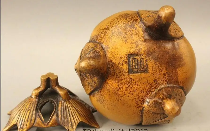 6 &quotКлеймо Китай Династия Китайский Медный лист Цветок Курильница | Дом и сад