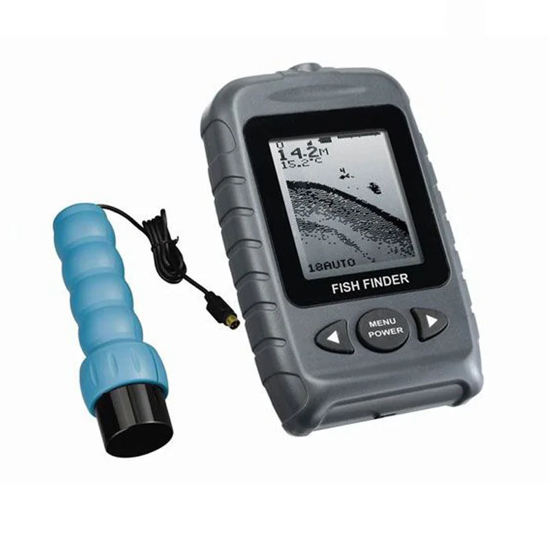 Новая бесплатная сканирование преобразователя Портативный ручной Рыболокаторы