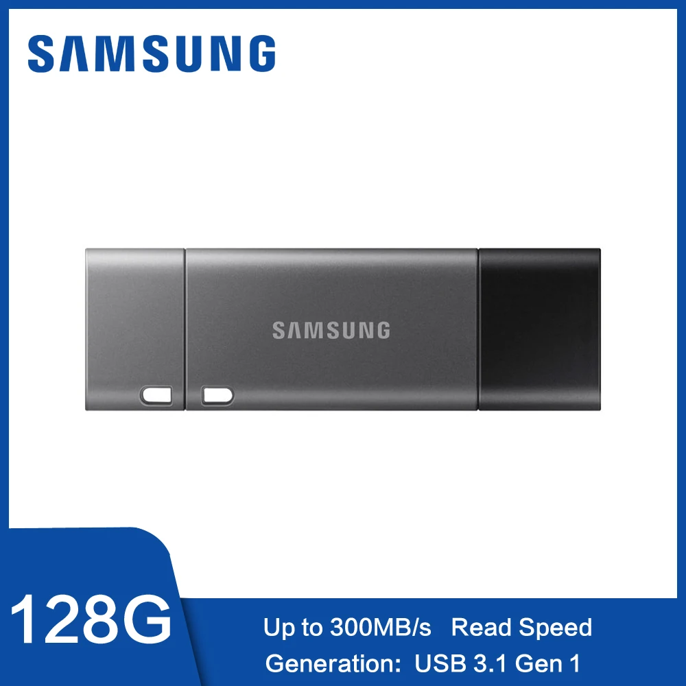 Флеш-накопитель samsung USB 3 1 128 ГБ 32 64 256 DUO Plus OTG usb Type C флеш-накопитель для Chromebook &amp Macbook