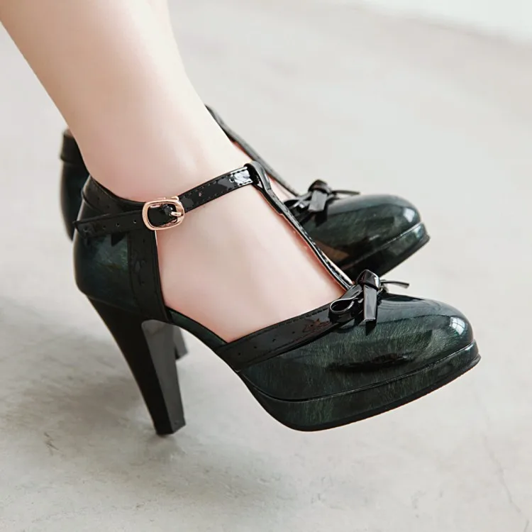 Женские туфли лодочки на платформе и каблуке женские толстом большие размеры 11 12