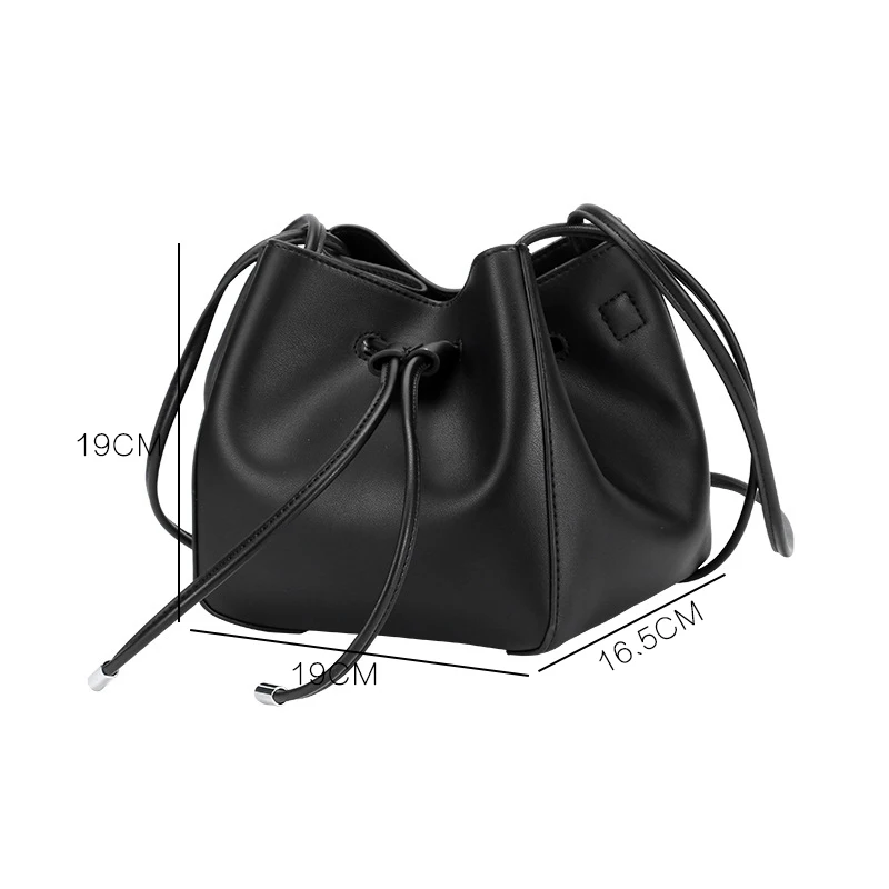 Youda 2019 Мода ретро Drawstring One сумка на плечо большой емкости PU материал сумки
