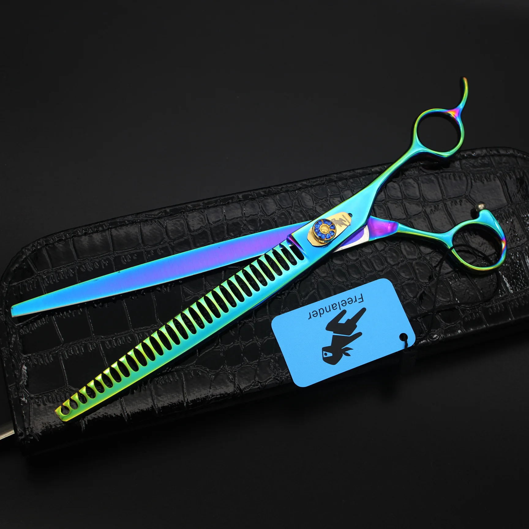 9 inch High-end JP440c 4 colors Professional Pet dog Grooming Scissors thinning shears Thinning rate about 35% High quality cat