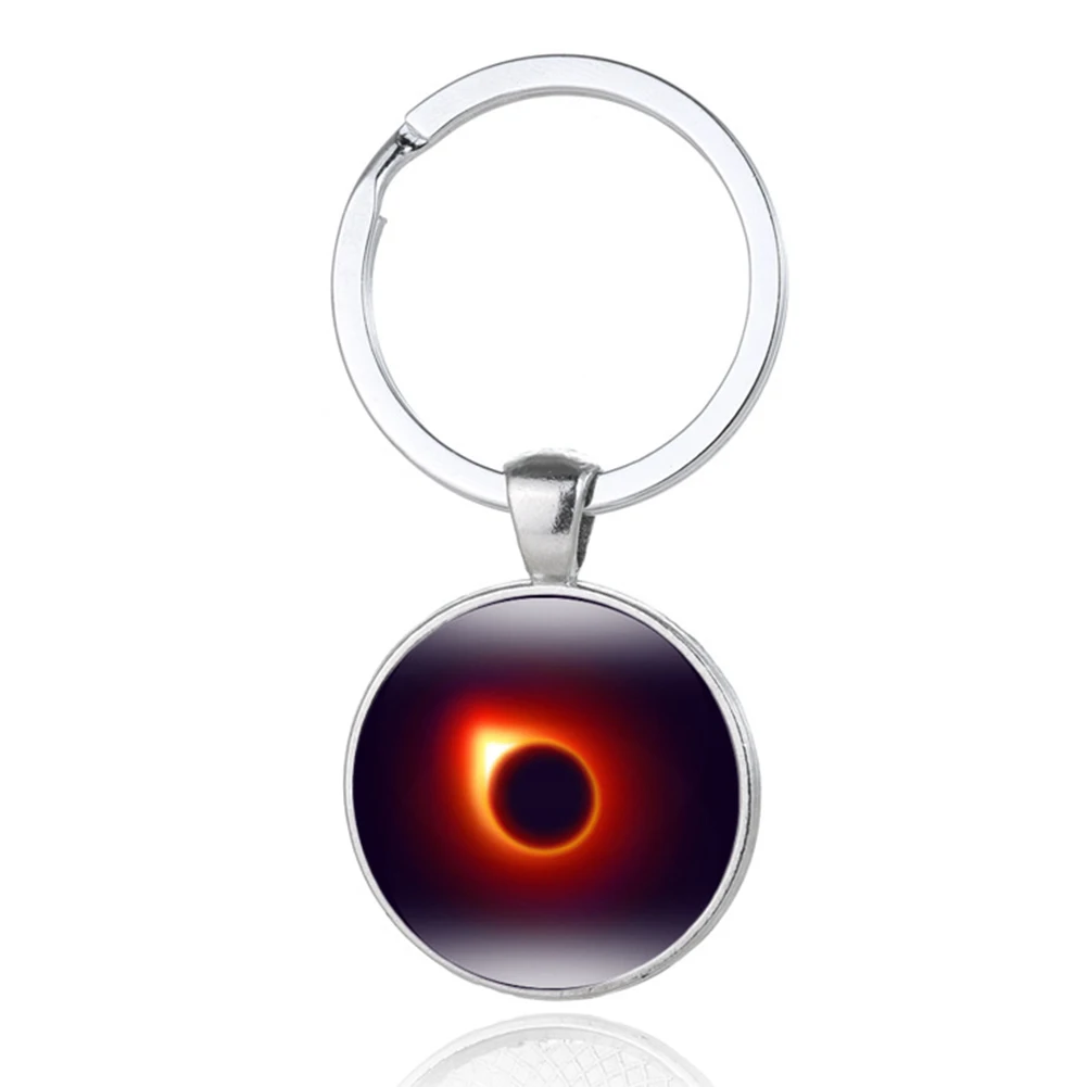 Унисекс ювелирные изделия черная дыра круглые аксессуары универсальный
