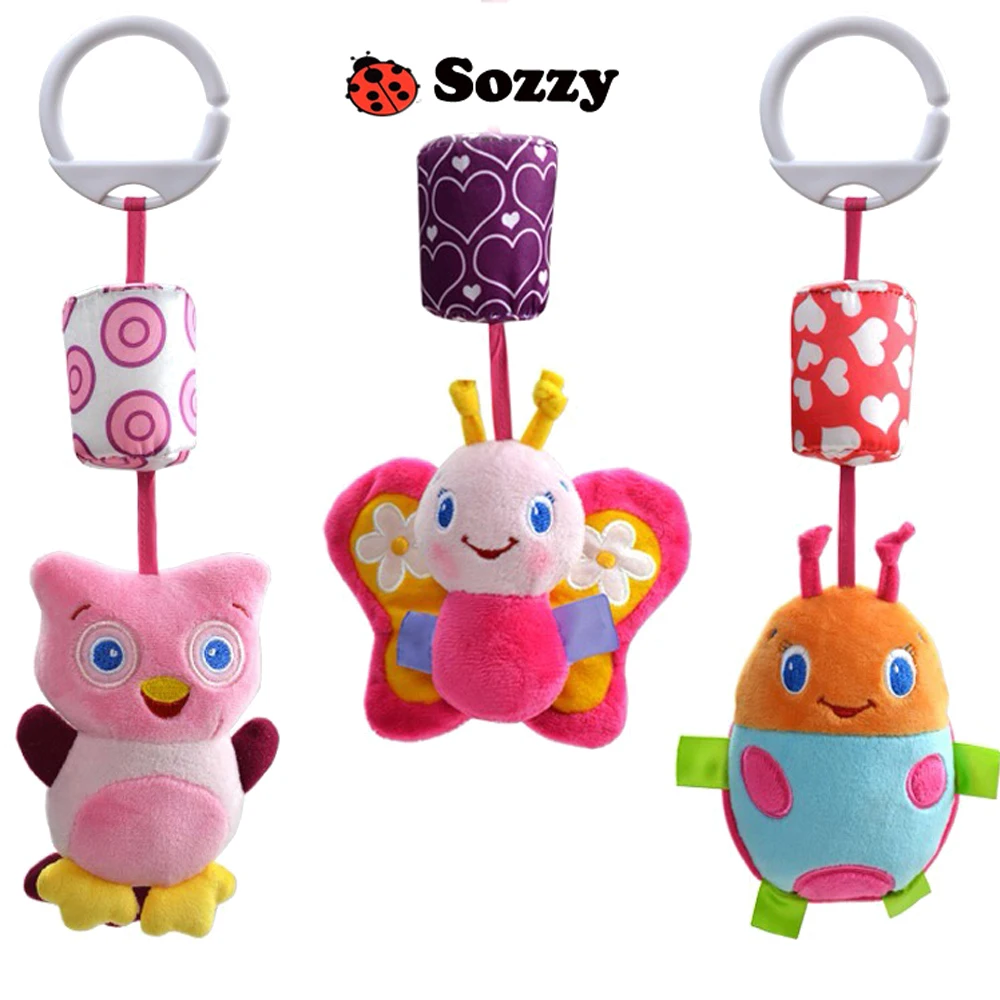 1 шт. новые детские игрушки Мобильный ребенок плюшевые Sozzy кровать Колокольчик для бубенцов игрушка коляска для новорожденных