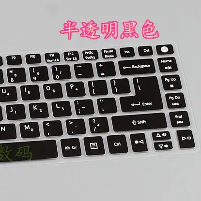 Ноутбука прозрачный Цвет силиконовая клавиатура защитная крышка для acer A314 Swift 3(SF314-51) E5-422 E5-432G ES1-433 ES1-421