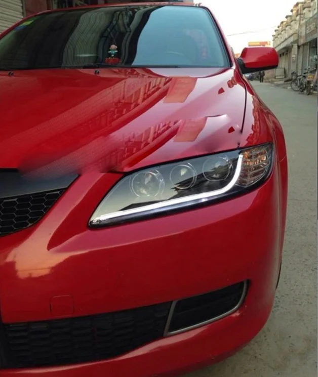 Автомобильный Стайлинг для mazda 6 Mazda6 светодиодные фары DRL HID xenon 2004 ~ 2012y