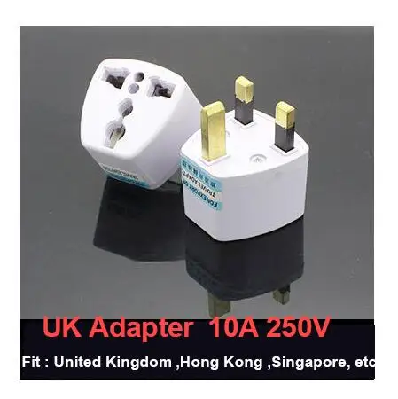 TO UK Высококачественный практичный универсальный ЕС, Великобритания, AU, США, AC адаптер штепсель-переходник 2 плоских штыря для зарядное устройство RC - Цвет: TO UK