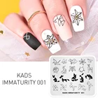 Rolabling шаблоны бумажных кранов для оригами, шаблоны для самостоятельного создания штампов для ногтей, шаблон для украшения, пластина для изображения, штамп для ногтей